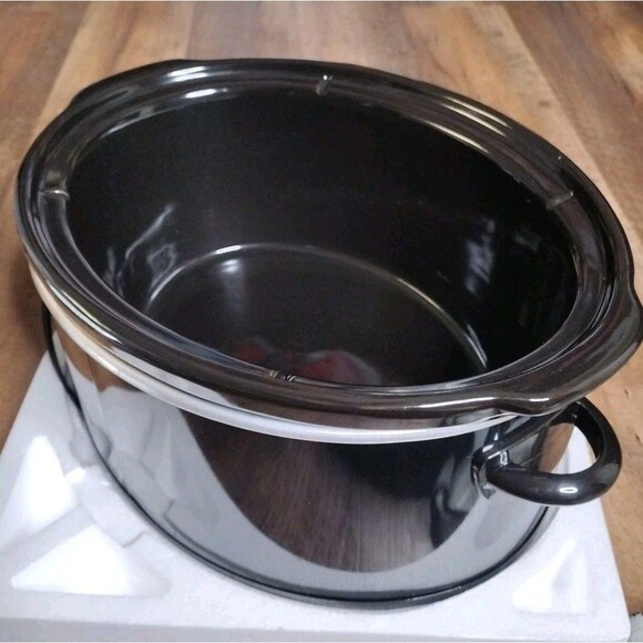 Crock Pot Classic The Original Slow Cooker 7 Quarts Round Black SCV700-B2-WM1 - Picture 3 of 4